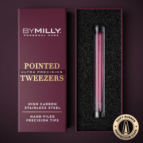 By MILLY Pinceau Pointu en Acier Inoxydable de profil