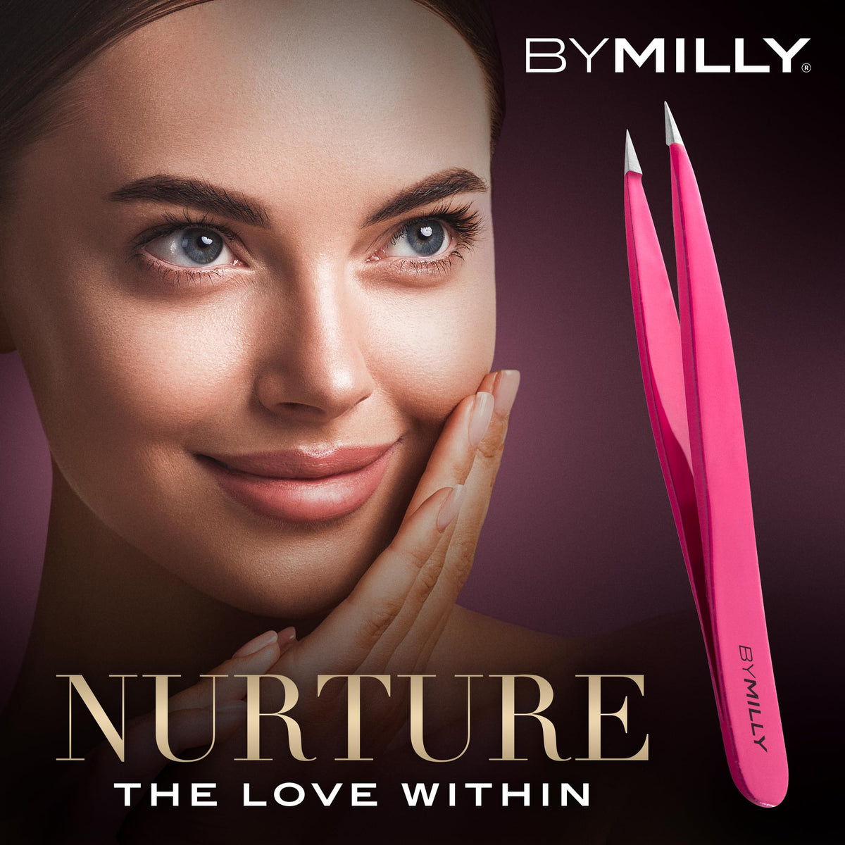 By MILLY Pinceau Pointu en Acier Inoxydable en utilisation