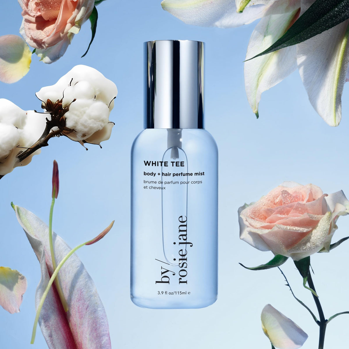 By Rosie Jane Brume Parfumée White Tee 115ml arrière avec étiquette