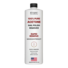 C CARE Dissolvant d'ongles Acétone Pure 100% 8 fl oz vue de face
