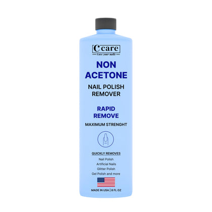 C CARE Dissolvant doux sans acétone 227g avec formule hydratante