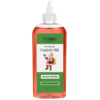 C CARE Huile Réparatrice pour Cuticules vue avant avec bouteille élégante