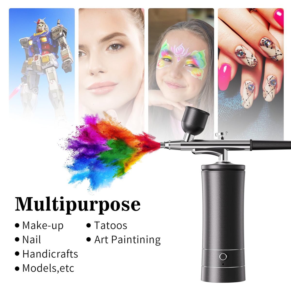 Câble de chargement USB inclus avec le kit d'airbrush crpen
