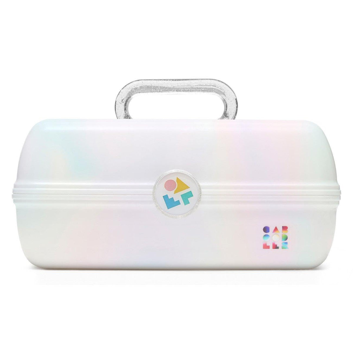 Caboodles Boîte de Maquillage On-The-Go Girl blanche avec miroir intégré