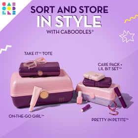 Caboodles On-The-Go Girl avec accessoires de maquillage à l'intérieur