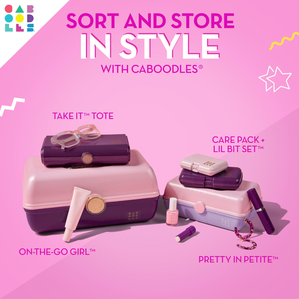 Caboodles On-the-Go Girl organisateur dans un sac à dos