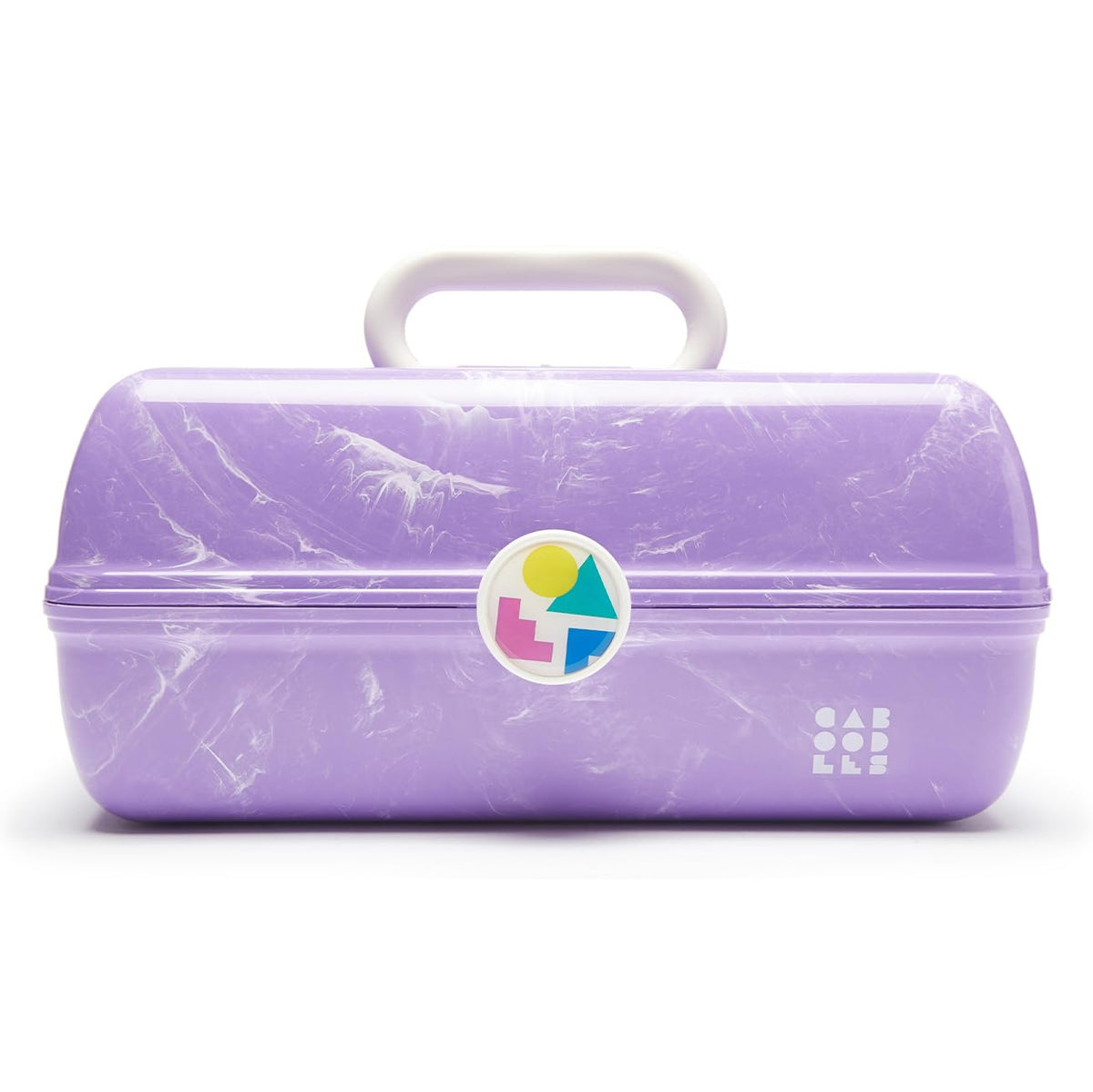 Caboodles trousse de maquillage On-The-Go Girl marbre lavande vue avant