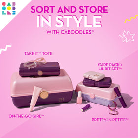 Caboodles Twilight Disco organisateur avec compartiments pour cosmétiques