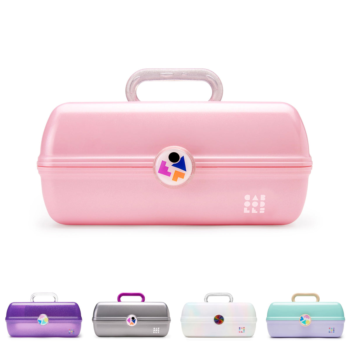 Caboodles Twilight Disco organisateur de maquillage rose vue avant