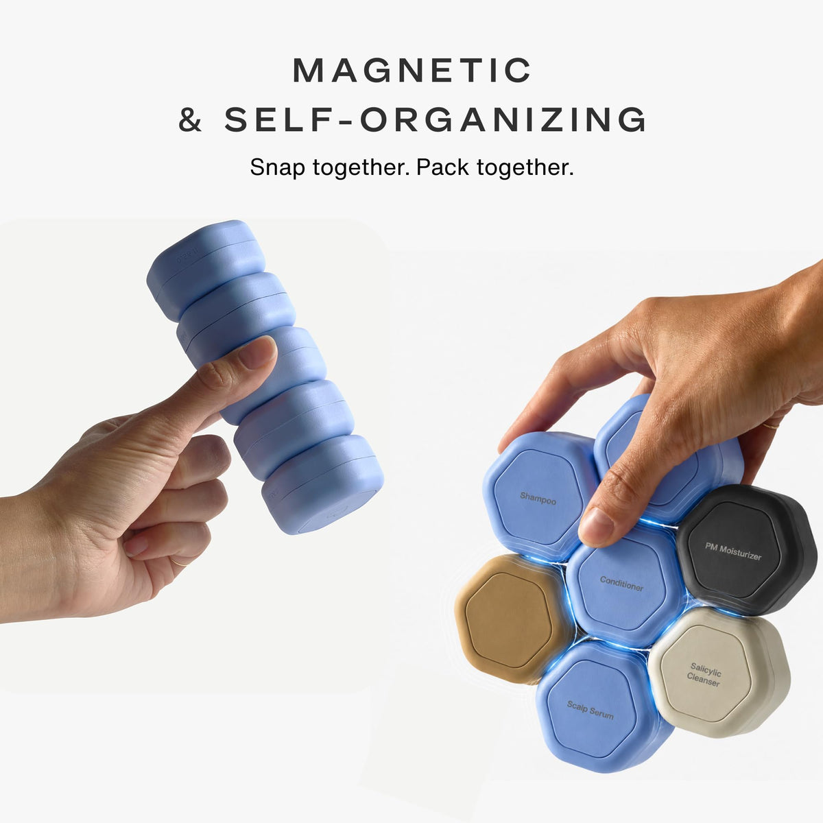 Cadence Capsule Set de Voyage avec large ouverture pour remplissage