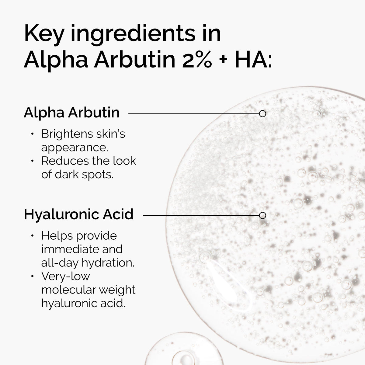 Caffeine Solution 5% + EGCG Eye Serum application autour des yeux