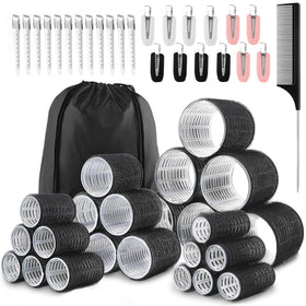 Caija-H ensemble de rouleaux cheveux 50 pièces avec sac de rangement