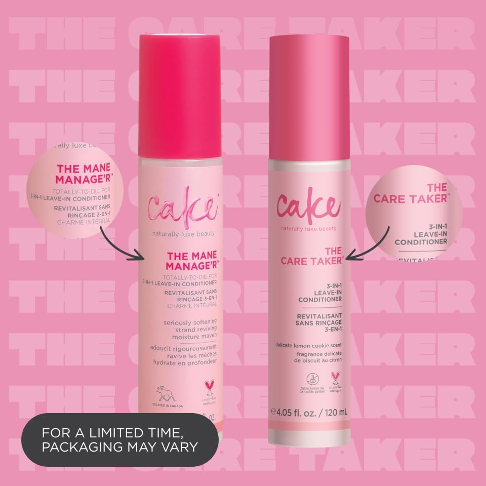 Cake Beauty Après-Shampooing 3-en-1 The Care Taker 120 mL avec bouchon