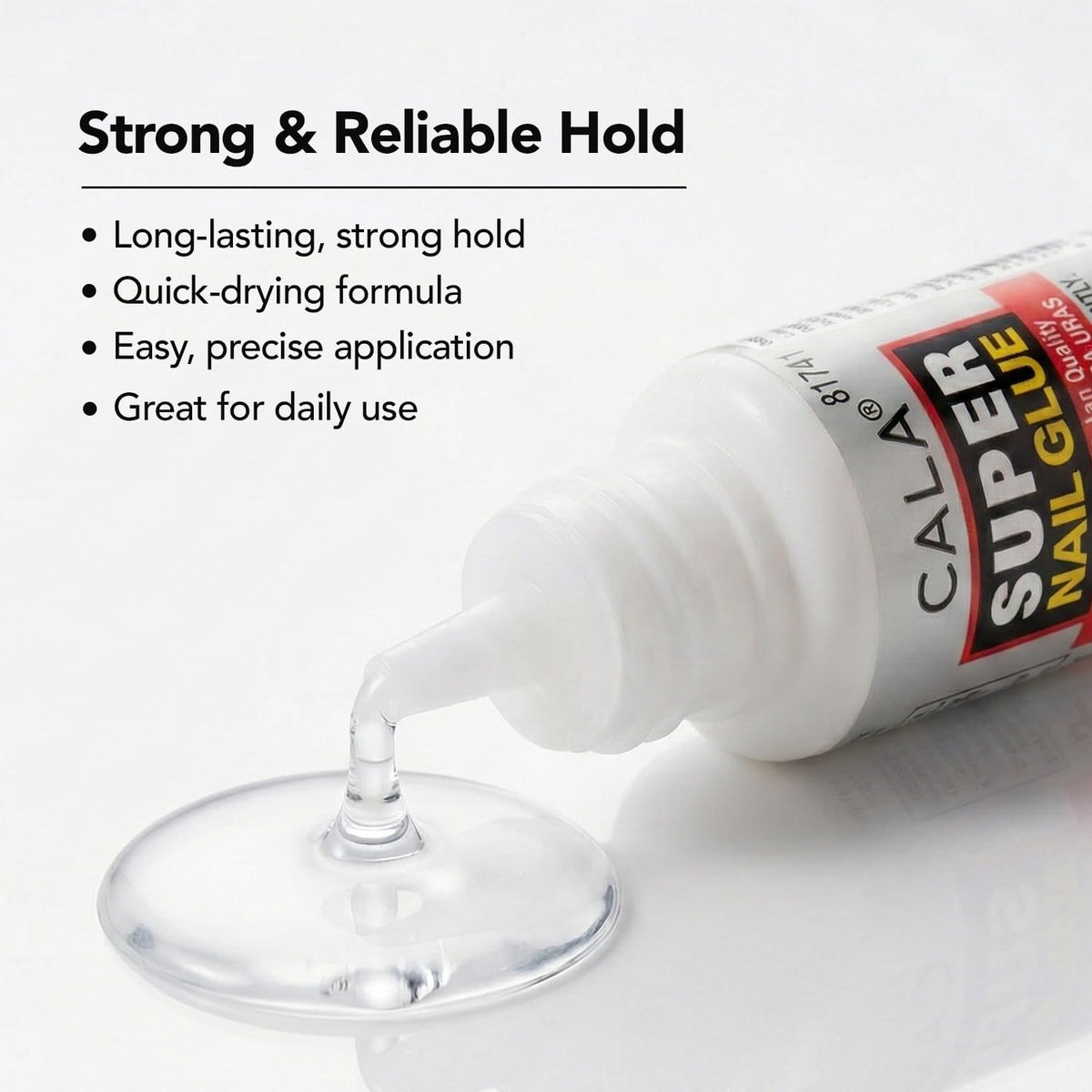 CALA Super Glue pour Ongles avec collerette de précision