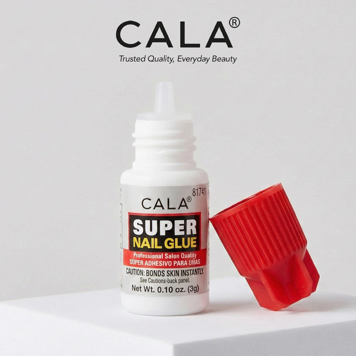CALA Super Glue pour Ongles avec goutte d'application