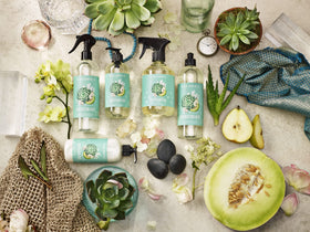 Caldrea savon mains Aloe Vera sur un évier