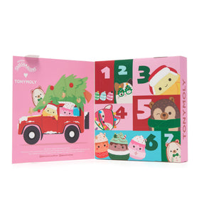 Calendrier de l'Avent TONYMOLY x Squishmallows 2025 vue de face