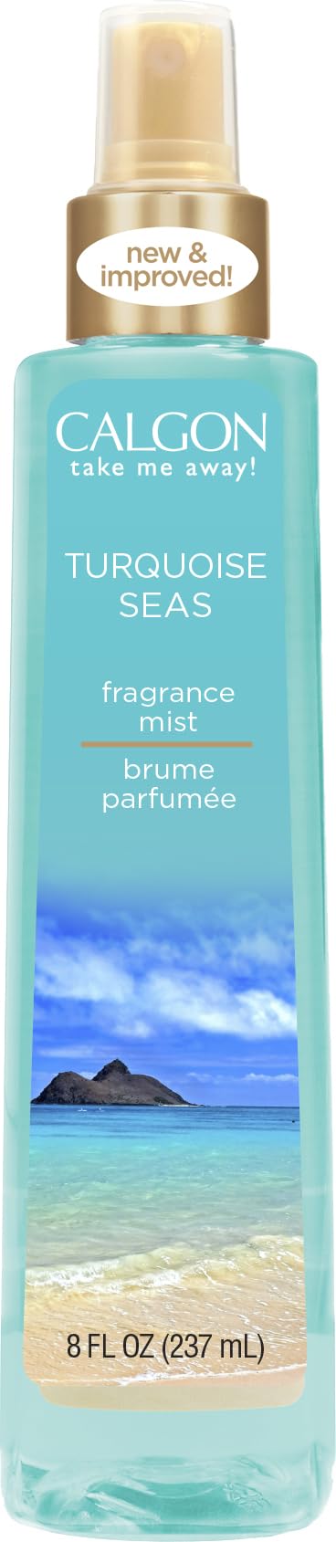 Calgon Brume Corporelle Turquoise Seas 236 ml vue de face