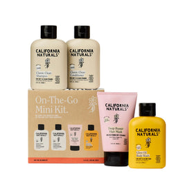 California Naturals Mini Kit avec shampooing, après-shampooing, masque et gel douche