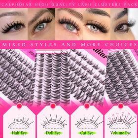 calphdiar faux cils avec bande douce