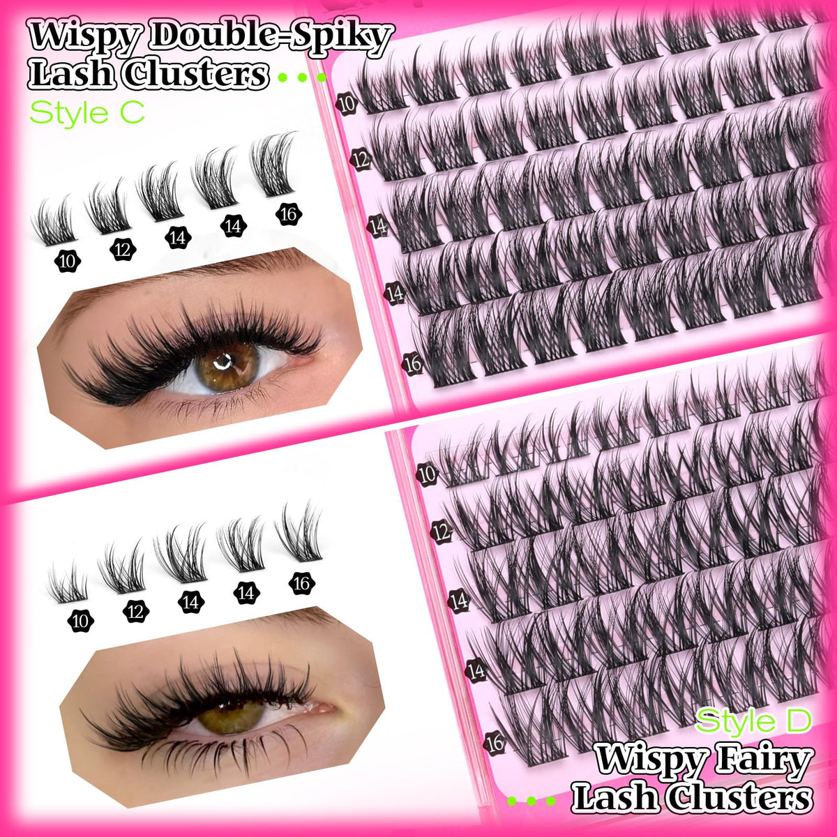 calphdiar faux cils style fée