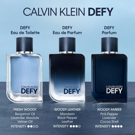 Calvin Klein Ck Defy parfum avec arrière-plan neutre