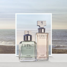 Calvin Klein Eternity Fresh avec des éléments naturels en arrière-plan