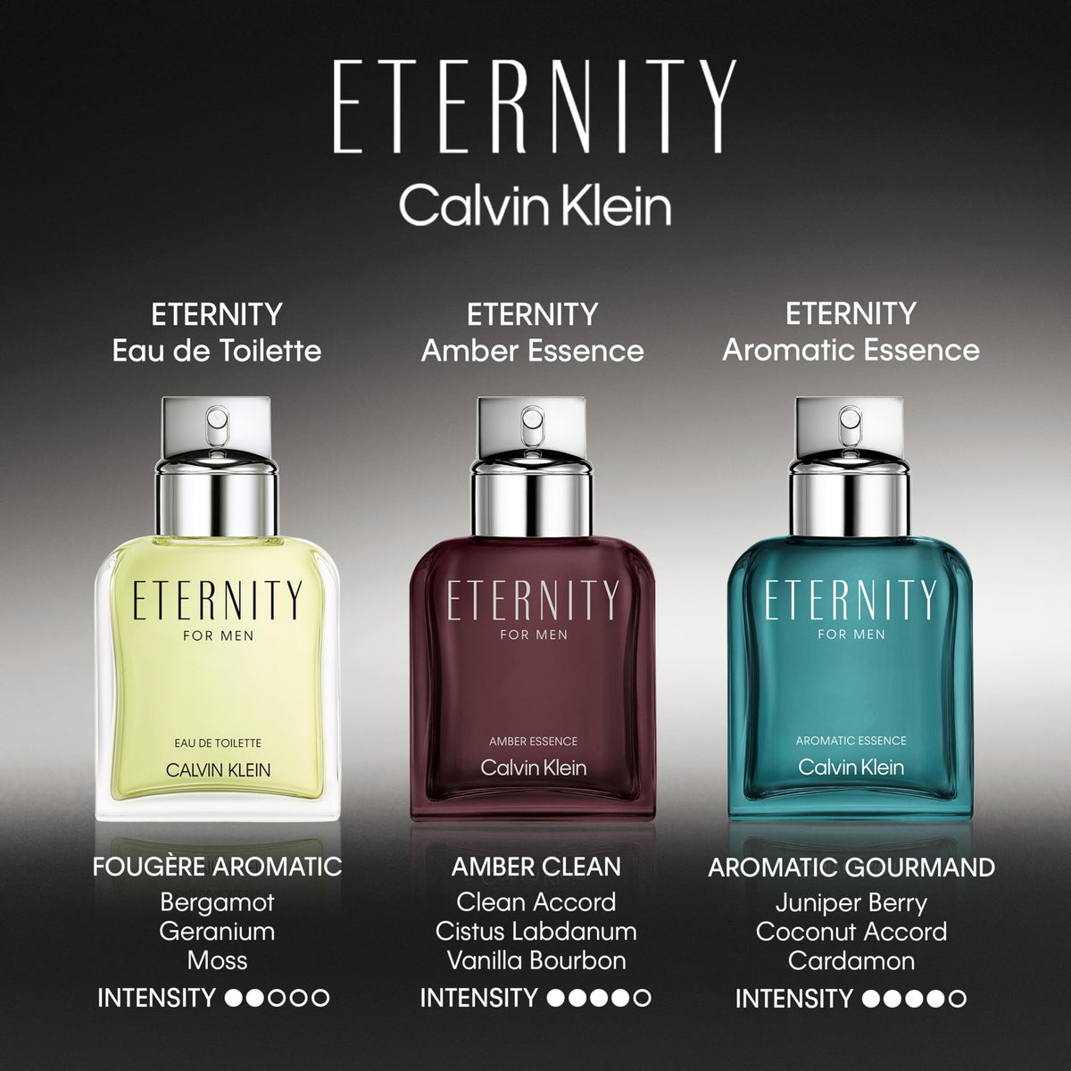 Calvin Klein Eternity Pour Homme Eau de Toilette 1,6 fl oz angle latéral