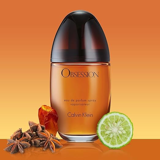Calvin Klein Obsession Eau de Parfum 100ml côté droit du flacon