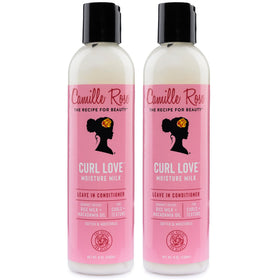 Camille Rose Curl Love Moisture Milk 8oz avant et après ouverture