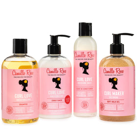 Camille Rose Curl Love Moisture Milk 8oz avec d'autres produits de soin capillaire