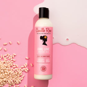 Camille Rose Curl Love Moisture Milk 8oz sur fond neutre