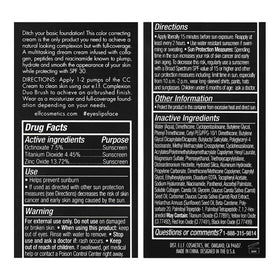 Camo CC Cream e.l.f. tube ouvert montrant la consistance