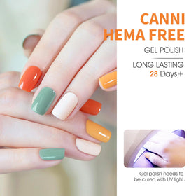 CANNI Gel Nail Polish application sur les ongles