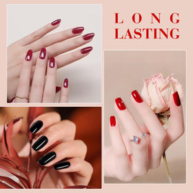 CANNI Gel Nail Polish flacon couleur noir avec étiquette 3D
