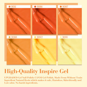 CANNI Gel Nail Polish Set avec lampe UV
