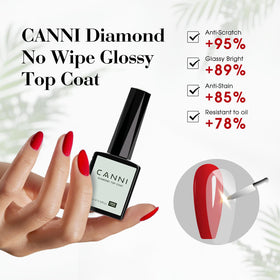 CANNI Set de Top Coat avec outils de manucure
