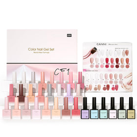 CANNI Set de Vernis à Ongles Gel 30 Pcs avec flacons colorés