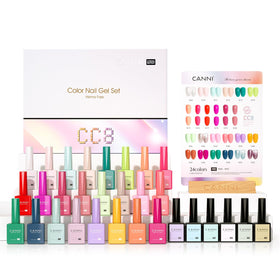 CANNI Set de Vernis Gel Hema-Free 30 Pcs 9ml vue de face