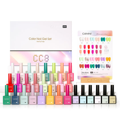 CANNI Set de Vernis Gel Hema-Free 30 Pcs 9ml vue de face