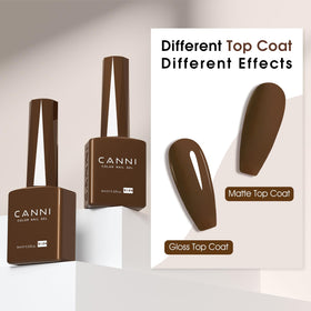 CANNI Vernis à Ongles Gel 9ml Brun Foncé packaging