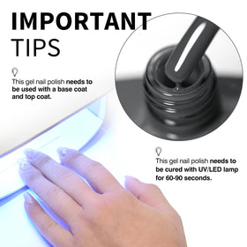 CANNI Vernis à Ongles Gel 9ml gris brillant packaging