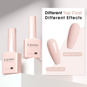 CANNI Vernis à Ongles Gel 9ml Rose Nude avec accessoires de manucure