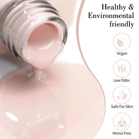 CANNI Vernis à Ongles Gel 9ml Rose Nude flacon avec étiquette