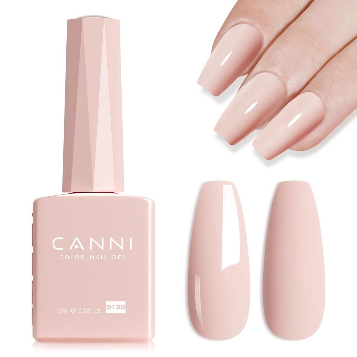 CANNI Vernis à Ongles Gel 9ml Rose Nude vue avant