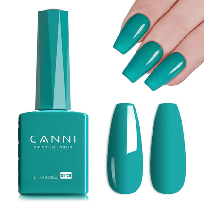CANNI Vernis à Ongles Gel 9ml Vert Persan Brillant avant