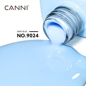 CANNI Vernis à Ongles Gel Bleu Pastel 15ml bouteille colorée
