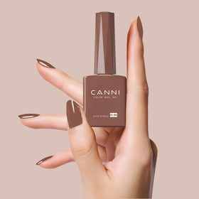 CANNI Vernis à Ongles Gel Chocolat Marron 50g couleur sur ongles