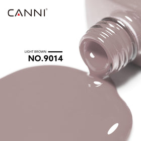 CANNI Vernis à Ongles Gel Marron Clair, couleur visible sur l'ongle