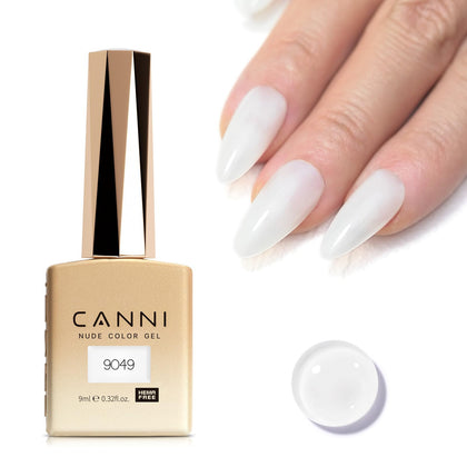 CANNI Vernis à Ongles Gel Milky White bouteille vue avant